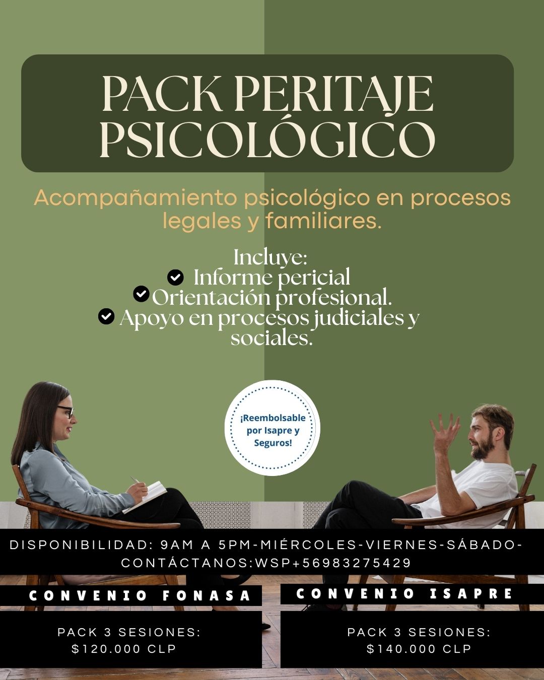 PACK Peritaje Psicológico